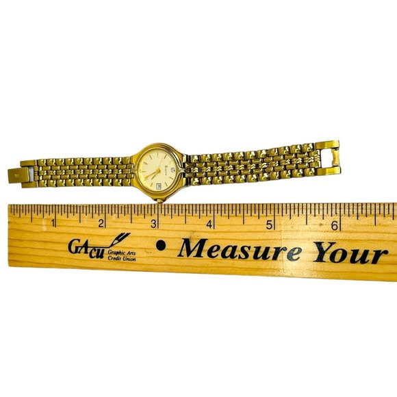 Vintage Bulova Women\'s Quartz Diamond Accent Gold Tone Ladies Analog Watch main image 14